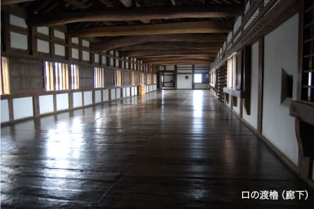姫路城 口の渡櫓（廊下）