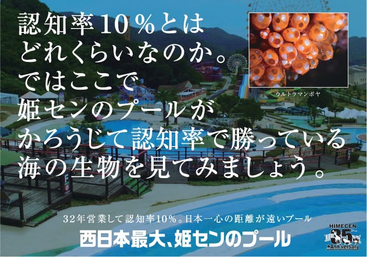 認知率10％とはどれくらいなのか。2