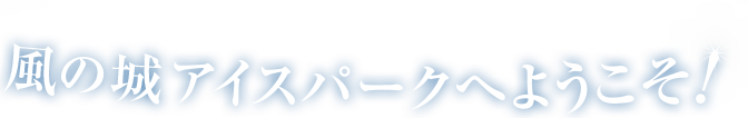 ロマンティックなスケートリンク 風の城アイスパークへようこそ!