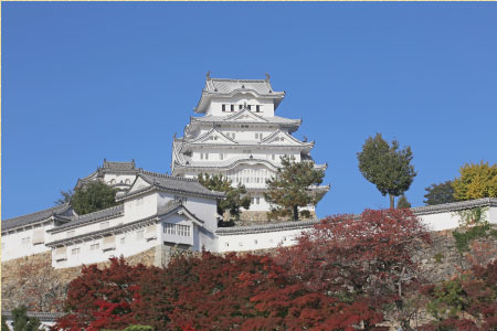 一年四季风情变换无穷的姬路城