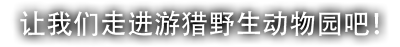 让我们走进游猎野生动物园吧！